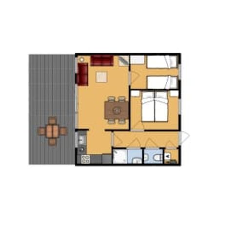 BUNGALOW 4 personnes - l'optimiste
