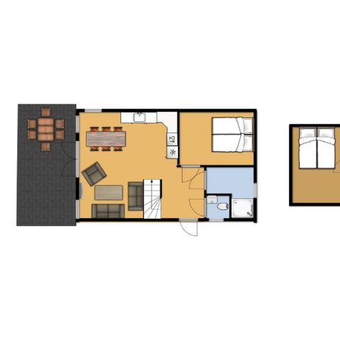 BUNGALOW 6 personnes - le Tjalk