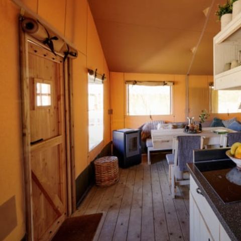 Tente en toile et en bois 6 personnes - Lommerlust
