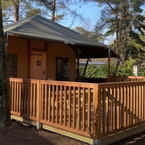 Tente en toile et en bois 6 personnes - Lommerlust