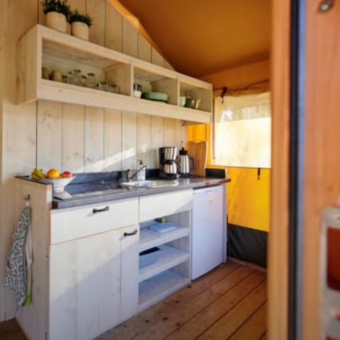 Tente en toile et en bois 6 personnes - Lommerlust