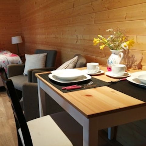 Mobilhome 2 personnes - Woodlodge max. 2 adultes (pet-friendly)