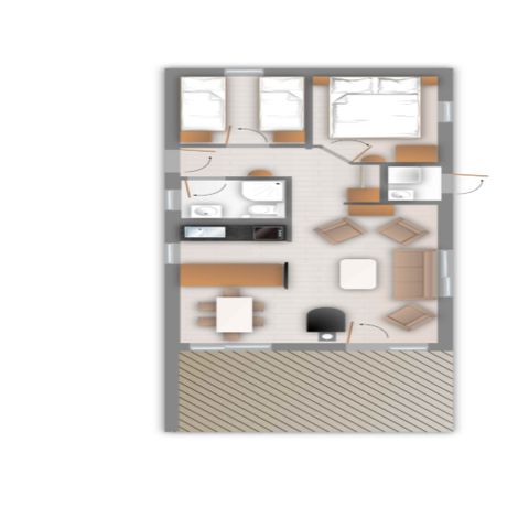 MAISON 4 personnes - Maison Amazonia Standard