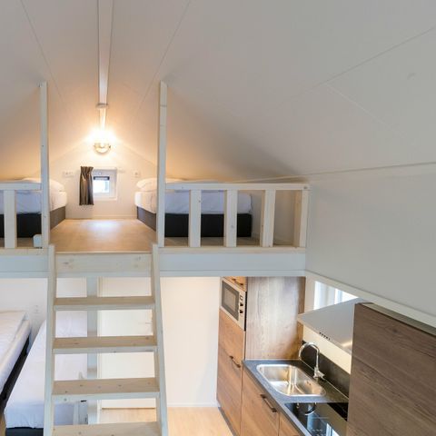 BUNGALOW 4 personnes - Tiny Lodge Eco avec bain à remous et sauna