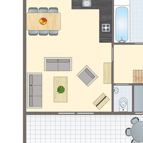 BUNGALOW 6 personnes - 6D2