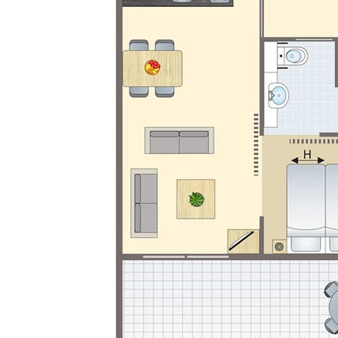 BUNGALOW 4 personnes - 4CET