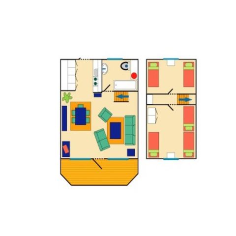 BUNGALOW 5 personnes - Heidehut Penta