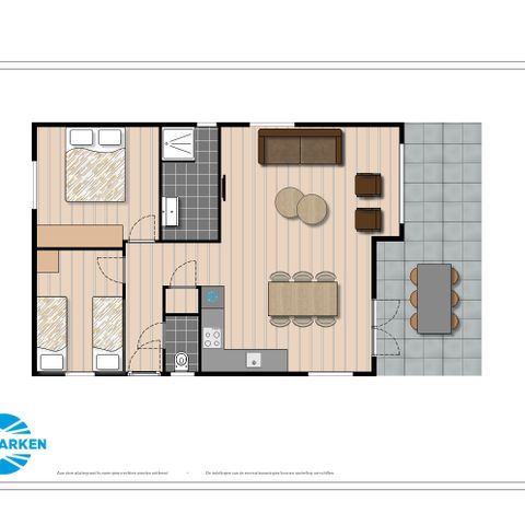 Chalet 4 personnes - Cabine II Bien-être (Spa)