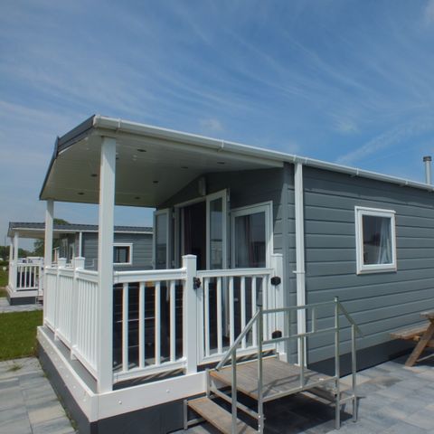 Mobilhome 4 personnes - avec terrasse sans vue sur l'eau