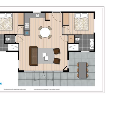 BUNGALOW 4 personnes - Beekhoeve Wellness (Spa)