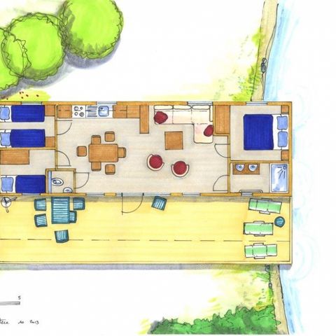 BUNGALOW 6 personnes - Carpe