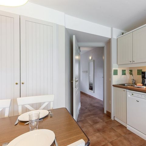 Studio 3 personnes - 1 alcôve - Terrasse ou balcon - Rez-de-jardin - Quartier de Hameau