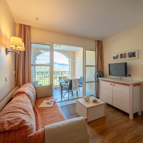 Studio 4 personnes - 1 coin - Nuit - Terrasse