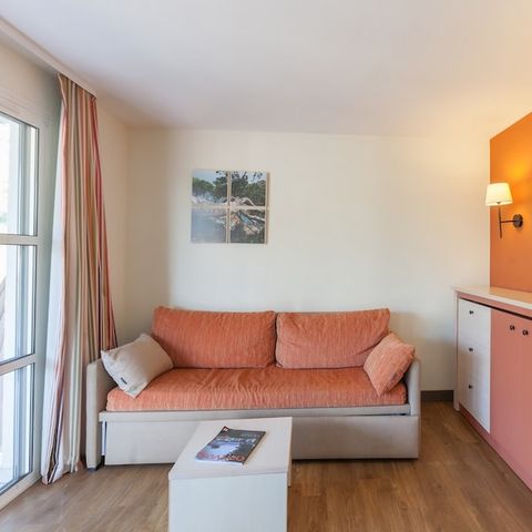 Appartement 6 personnes - 1 chambre - 1 coin - Nuit - Terrasse