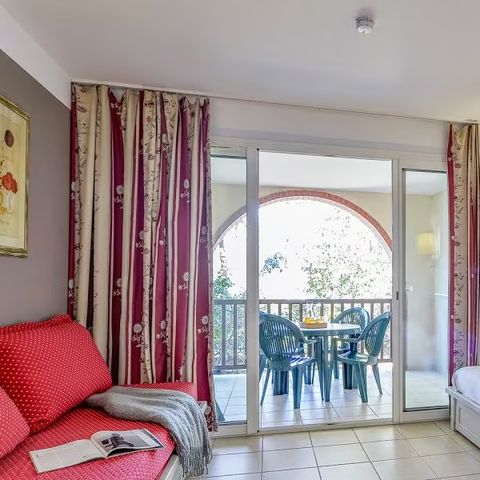 Studio 4 personnes - 1 coin nuit - Terrasse ou balcon
