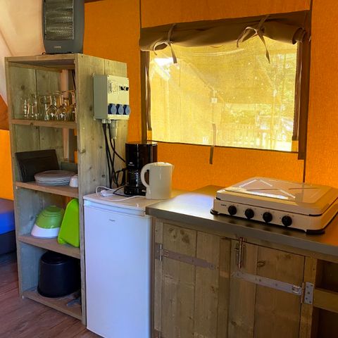 TENTE TOILE ET BOIS 6 personnes