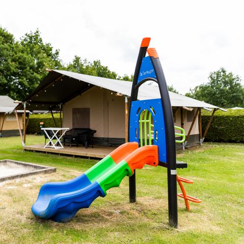 Tente en toile et en bois 6 personnes
