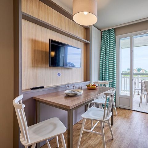 Appartement 4 personnes - 1 chambre - Terrasse ou balcon - Vue bocage - Rénové