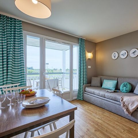 Appartement 4 personnes - 1 chambre - Terrasse ou balcon - Vue bocage - Rénové