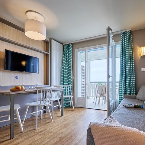 Appartement 4 personnes - 1 chambre - Terrasse ou balcon - Vue bocage - Rénové