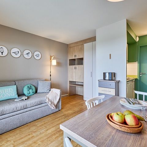 Appartement 4 personnes - 1 chambre - Terrasse ou balcon - Vue bocage - Rénové