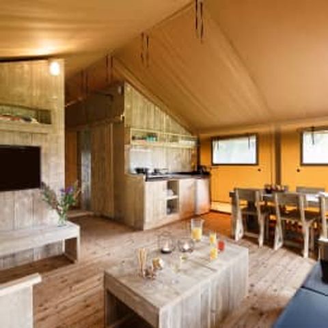 Tente en toile et en bois 6 personnes - Safaritent