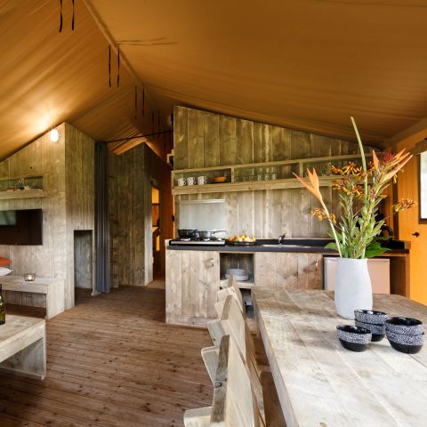 Tente en toile et en bois 6 personnes - Safaritent
