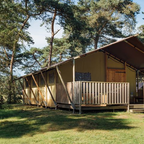 Tente en toile et en bois 6 personnes - Safaritent