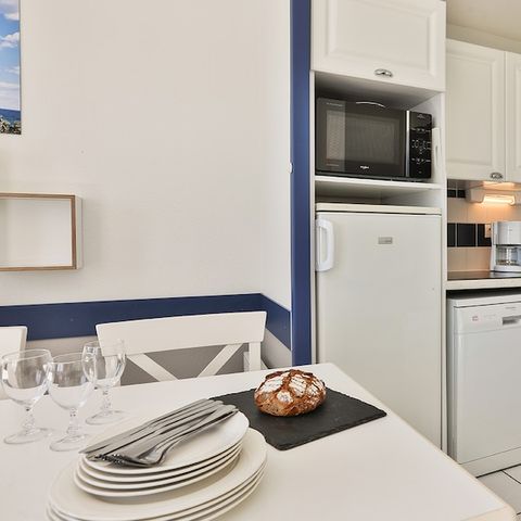 Appartement 6 personnes - 1 chambre + 1 alcôve - Terrasse ou balcon - Quartier Village de Golf