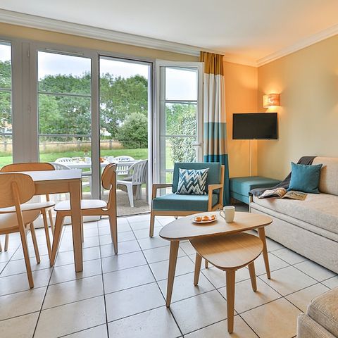 Maison 8 personnes - 2 chambres + coin nuit - Terrasse - Duplex - Domaine du Moulin - Rénové
