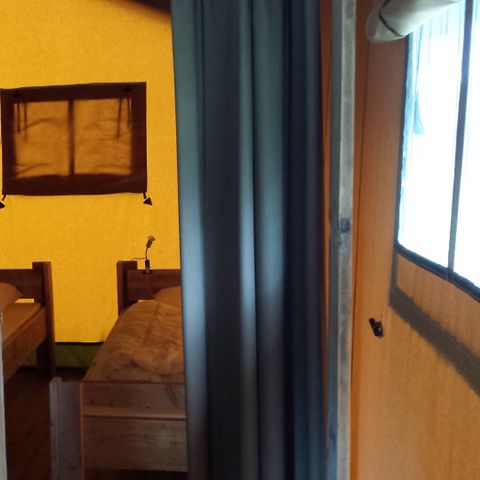 TENTE TOILE ET BOIS 6 personnes - Tente safari