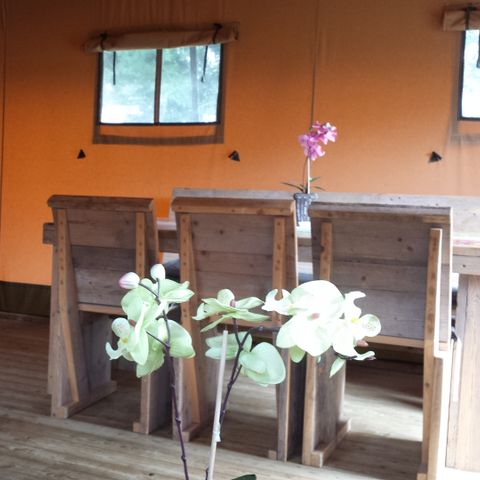 TENTE TOILE ET BOIS 6 personnes - Tente safari