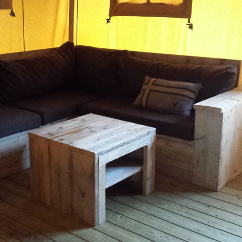 TENTE TOILE ET BOIS 6 personnes - Tente safari