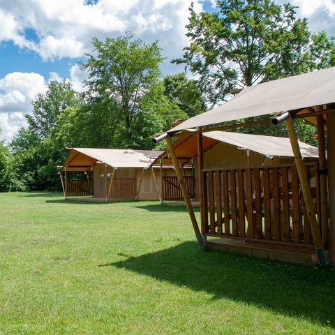 TENTE TOILE ET BOIS 5 personnes - Tente safari