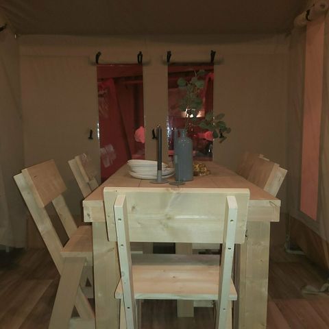 TENTE TOILE ET BOIS 5 personnes - Tente safari