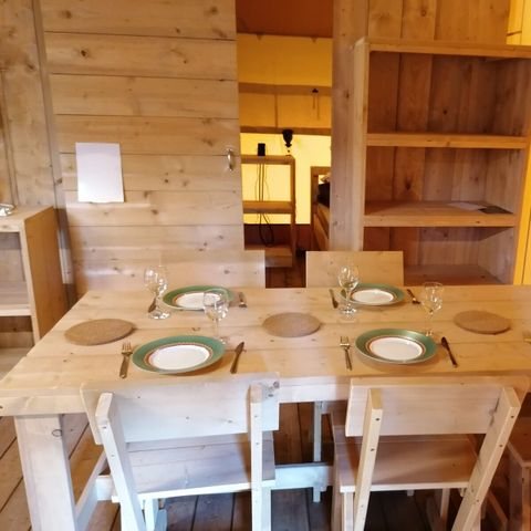 TENTE TOILE ET BOIS 5 personnes - Rêveur