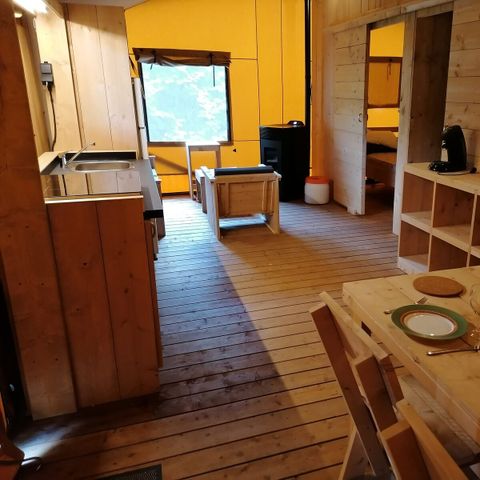 TENTE TOILE ET BOIS 5 personnes - Rêveur