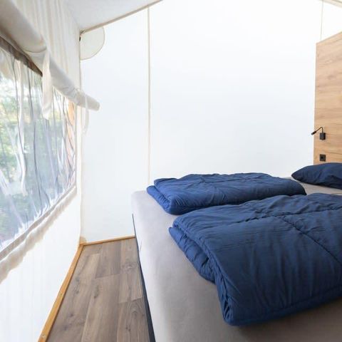 TENTE TOILE ET BOIS 6 personnes - Tente Glamping Luxe