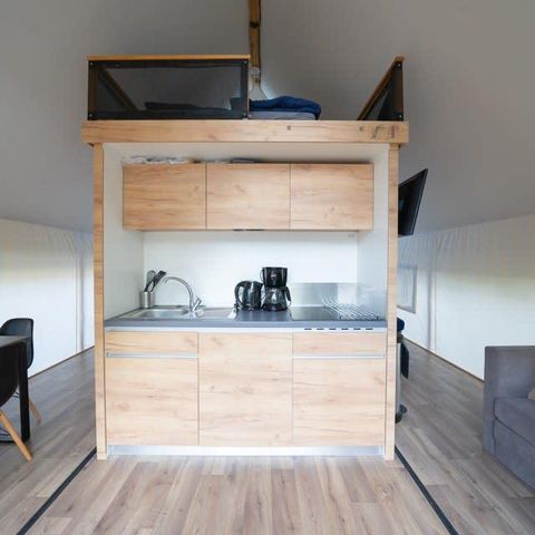 TENTE TOILE ET BOIS 6 personnes - Tente Glamping Luxe