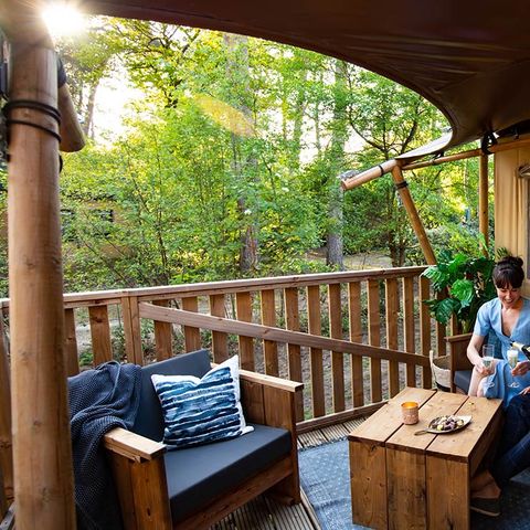 Tente en toile et en bois 6 personnes - Lodgetent