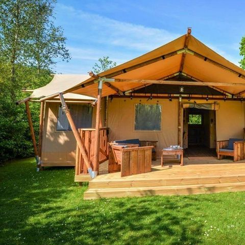 Tente en toile et en bois 4 personnes - Lodgetent