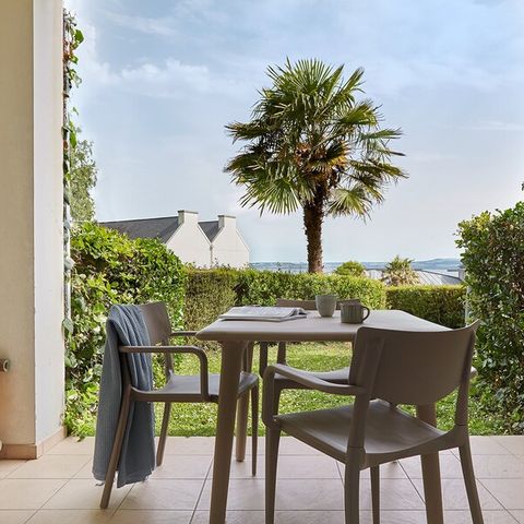 Appartement 3 personnes - 1 chambre - Terrasse ou balcon - Vue sur la mer