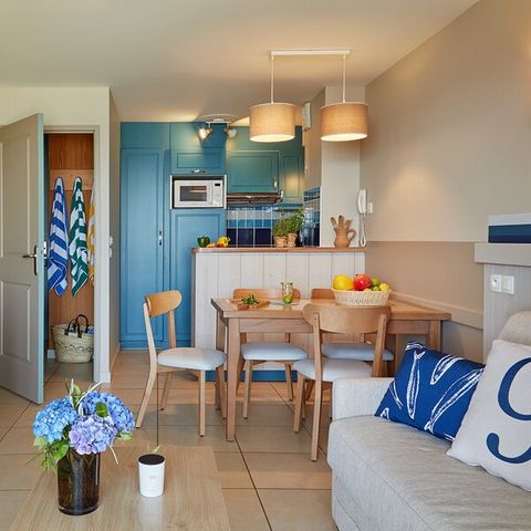 Appartement 4 personnes - 1 chambre - Terrasse ou balcon - Vue mer ouverte - Front de mer