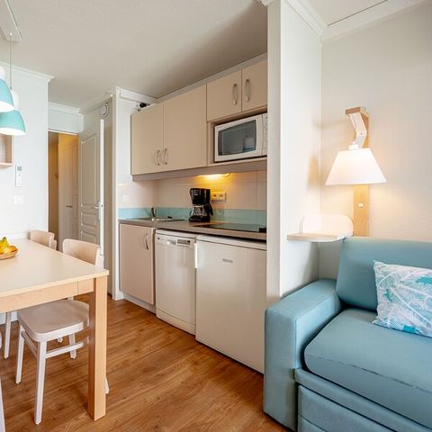 Appartement 4 personnes - 1 chambre - Vue sur la mer - Climatisation - Terrasse ou balcon
