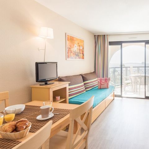 Appartement 5 personnes - 1 chambre - Terrasse ou balcon