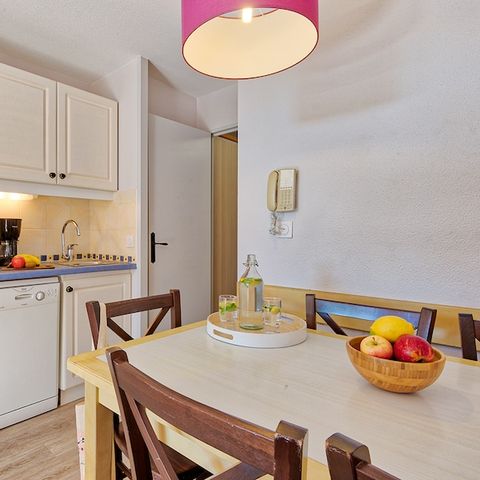 Appartement 4 personnes - 1 chambre – Terrasse ou balcon – Vue jardin