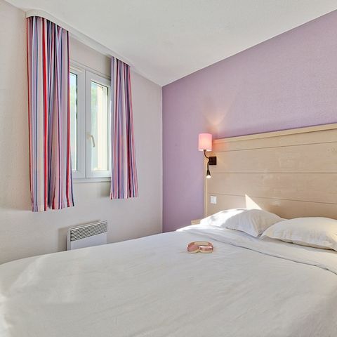 Appartement 6 personnes - 1 chambre + 1 coin nuit –Terrasse ou balcon – Vue jardin