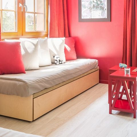 Appartement 6 personnes - 1 CHAMBRE + 1 COIN NUIT - VUE JARDIN