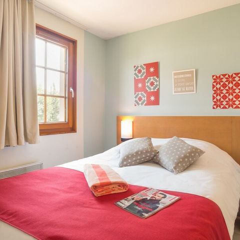 Appartement 6 personnes - 1 CHAMBRE + 1 COIN NUIT - VUE JARDIN