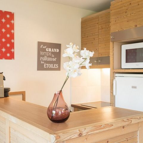 Appartement 6 personnes - 1 CHAMBRE + 1 COIN NUIT - VUE JARDIN